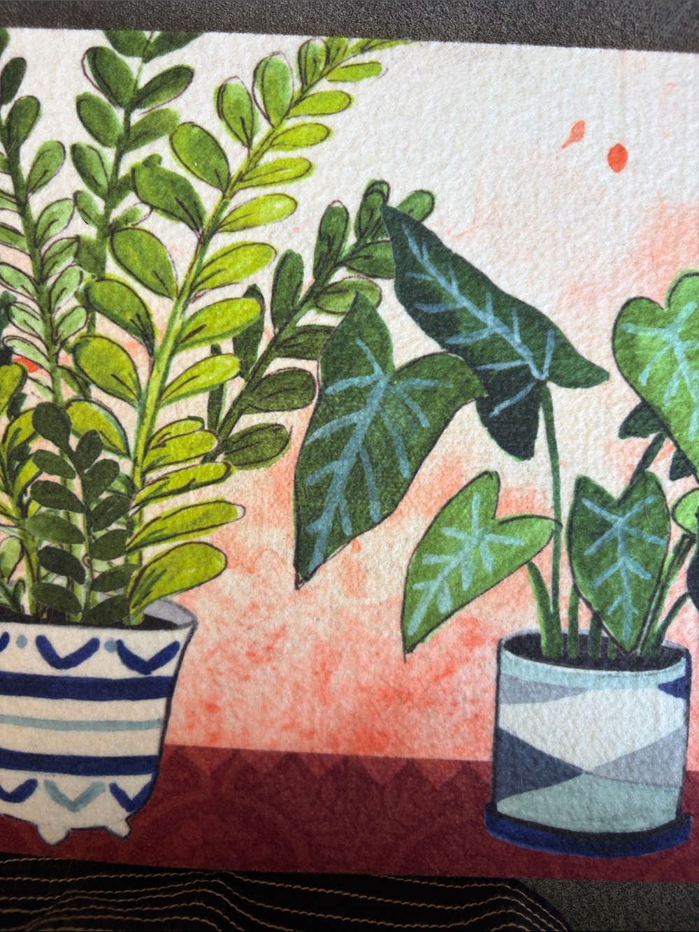 Evergreen Green Potted Plants Doormat - Love Grows Here - Picture 5 of 5